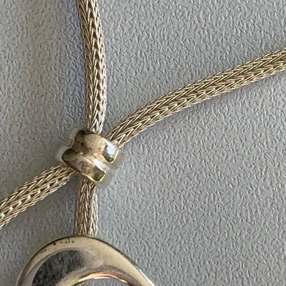 Heart in Sterling with a unique high end chain. - Picture 4 of 6